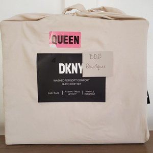 DKNY Tan Queen Sheet Set